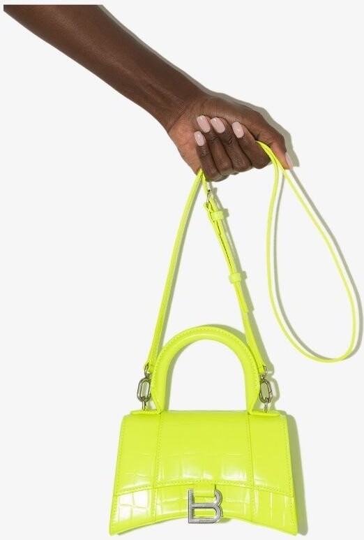 neon yellow mini bag