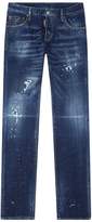 Thumbnail for your product : DSQUARED2 Colour Splash Distressed Jeans