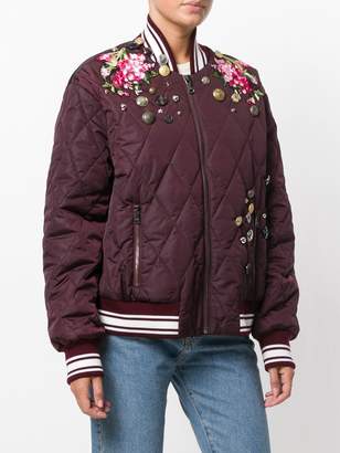 Dolce & Gabbana embroidered bomber jacket