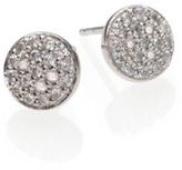 Thumbnail for your product : Adriana Orsini Pavé Sterling Silver Disc Stud Earrings