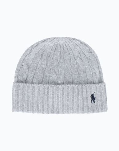 gray polo beanie