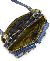 Thumbnail for your product : Oryany Monica Metallic Leather Crossbody, Blue