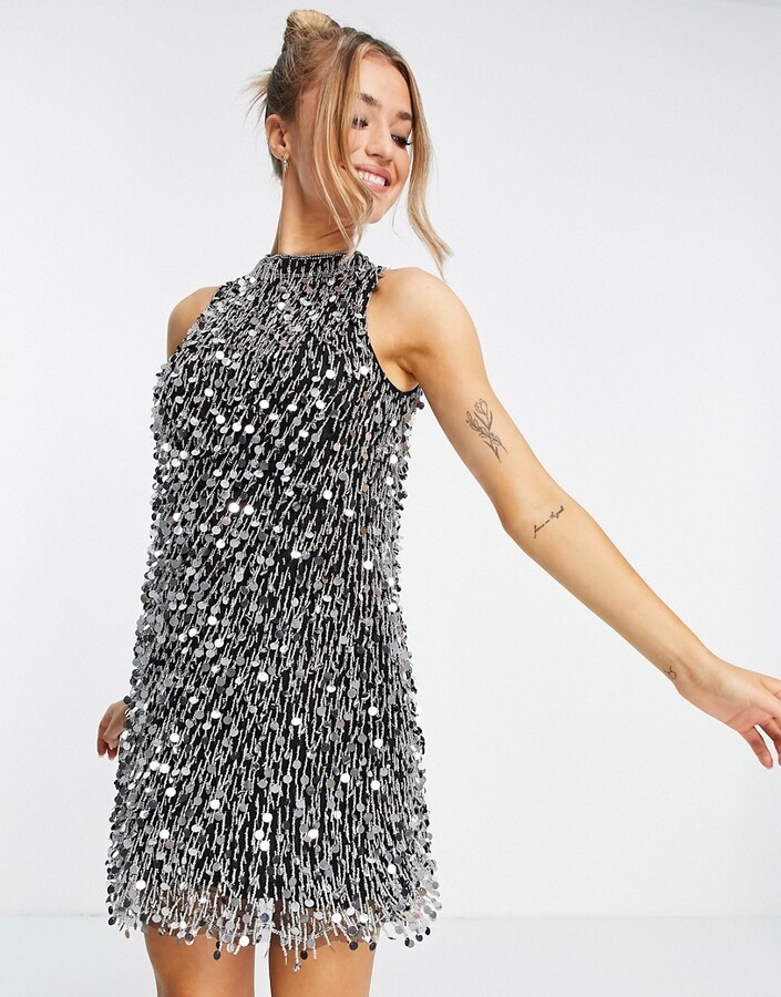 Miss Selfridge Glitter Dress Miss Selfridge Sequin Dresses For