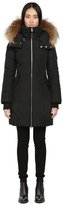 Thumbnail for your product : Mackage Eileen-F4 Black Long Down Coat With Fur Hood