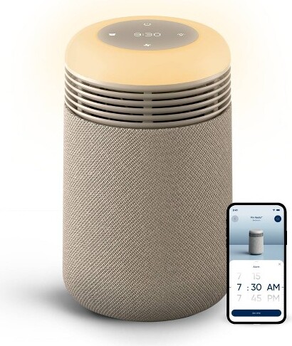 Blueair BlueairMiniRestfulAirpurifierandSunriseClockBeige