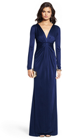 Thumbnail for your product : Diane von Furstenberg Ruched V-neck Gown