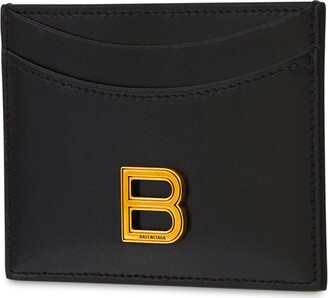 Balenciaga Hourglass Leather Card Holder