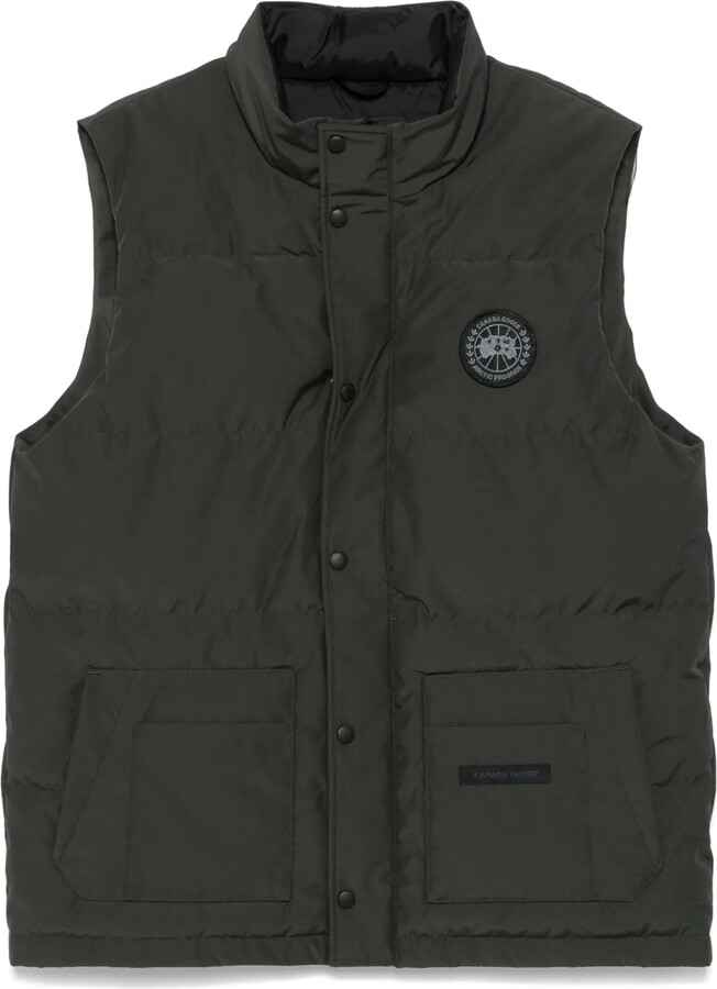 Freestyle Gilet Mens Grey Canada Goose Gilet SUMMER SALE Canada - Main Image