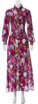 Thumbnail for your product : Alberta Ferretti Silk Maxi Dress w/ Tags