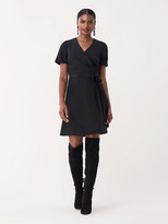 Thumbnail for your product : Diane von Furstenberg Savilla Silk Crepe de Chine Mini Wrap Dress