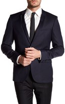 Thumbnail for your product : HUGO BOSS Adris Notch Lapel Two Button Long Sleeve Wool Sport Coat