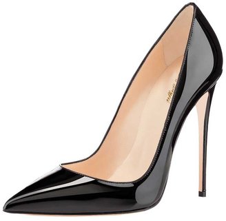 Nancy Jayjii Pointed Toes Women High Heel Pumps Slip-on Stilettos Genuine Leather 8.5