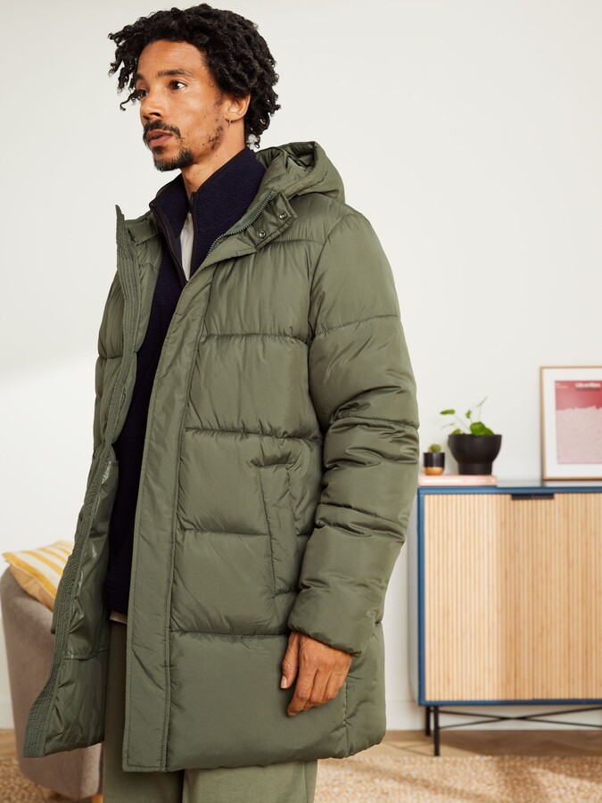 ANYDAY John Lewis & Partners Hooded Long Puffer Jacket - ShopStyle Outerwear