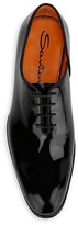 Thumbnail for your product : Santoni Lace-Up Patent Leather Dress Shoes
