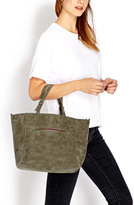 Thumbnail for your product : Forever 21 Everyday Faux Suede Tote