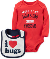 Thumbnail for your product : Carter's 2-Pc. I'm Awesome Cotton Bodysuit & Bib Set, Baby Boys (0-24 months)