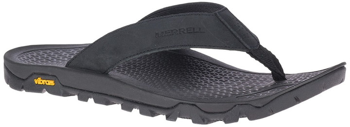 merrell men's breakwater hiking flip flop