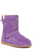 Thumbnail for your product : UGG Adrianna Stars Genuine Sheepskin Lined Boot (Little Kid & Big Kid)