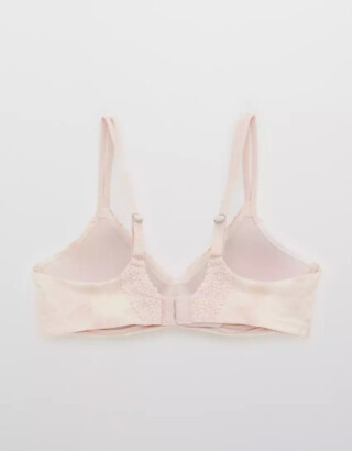 aerie Real Sunnie Wireless Push Up Blossom Lace Bra - ShopStyle