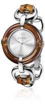 Thumbnail for your product : Gucci Bamboo Stainless Steel Watch/Silvertone Dial