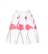 Thumbnail for your product : Alice + Olivia Hale printed cotton skirt