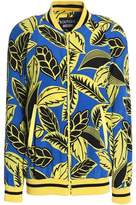 Thumbnail for your product : Moschino Boutique Printed Crepe Bomber Jacket