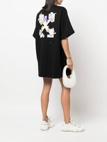 Thumbnail for your product : Off-White Painted Arrows motif snap-fastening T-shirt dress