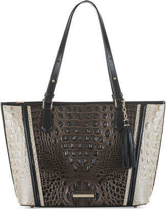 Brahmin Asher Crestview Embossed Leather Tote