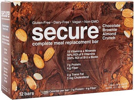 Andrew Lessman Secure Complete Meal Replacement Bars - 12-count