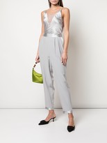 Thumbnail for your product : Fleur Du Mal Lace Insert Sleeveless Top