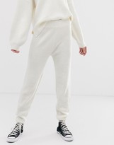 Thumbnail for your product : ASOS DESIGN knitted joggers in recycled blend