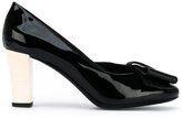 Lanvin - contrast heel pumps - women 