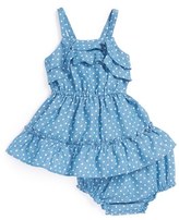 Thumbnail for your product : Sweet Heart Rose Chambray Sundress & Bloomers (Baby Girls)