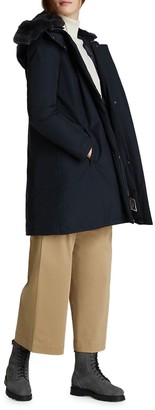 Woolrich Bow Bridge Fur Trim Jacket Shopstyle