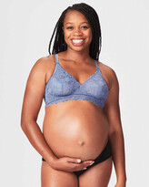 Thumbnail for your product : Cake Maternity - Women's Blue Soft Cup Bras - Chantilly Nursing Bralette - Size One Size, L (14 B-D) at The Iconic