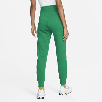 Nike Older Girls Trend Fleece Legging - Green