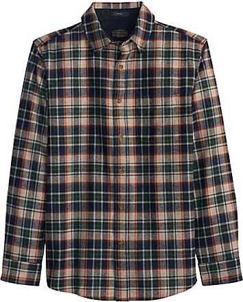 Pendleton Lodge Mini Plaid Long Sleeve Woven Shirt
