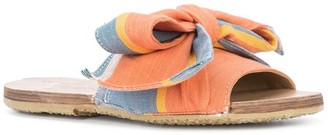 Brother Vellies Bow Open-Toe Slides