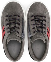 Thumbnail for your product : Hogan Suede Logo-Patch Sneakers