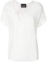 Thumbnail for your product : Moschino Boutique ruffled neck T-shirt