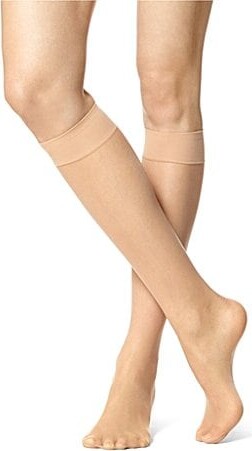 Hue Sheer Knee Highs 2 Pack