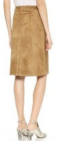 Thumbnail for your product : Theory Classic Suede Pemma L Skirt
