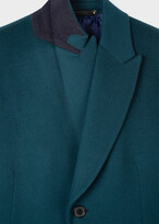 Thumbnail for your product : Paul Smith Men's Dark Teal Wool-Cashmere Epsom Coat