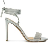 Silver Wrap Around Ankle Heels - ShopStyle