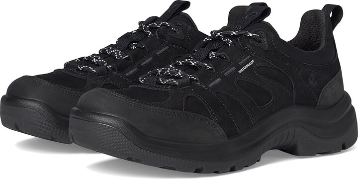 ECCO Sport Offroad Leather Waterproof Women's Shoes Black/Black : EU 36 (US Women's 5-5.5) B - Medium, Leather/Suede