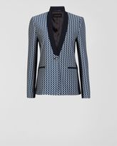 Thumbnail for your product : Jaeger Jacquard Panelled Jacket
