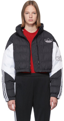adidas black and white jacket womens