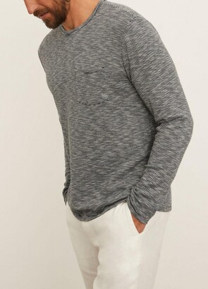 Vince Sun Faded Double Knit Crew