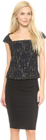 Thumbnail for your product : Rochas Cap Sleeve Top