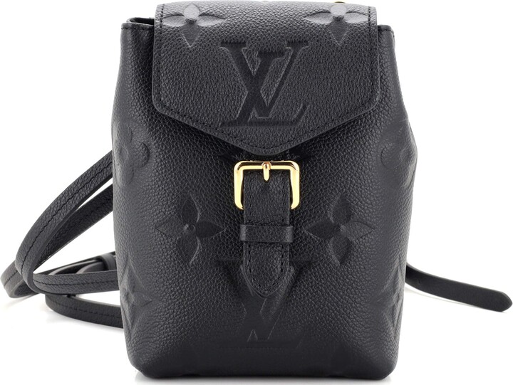 Louis Vuitton Tiny Backpack Monogram Empreinte Giant Leather Black